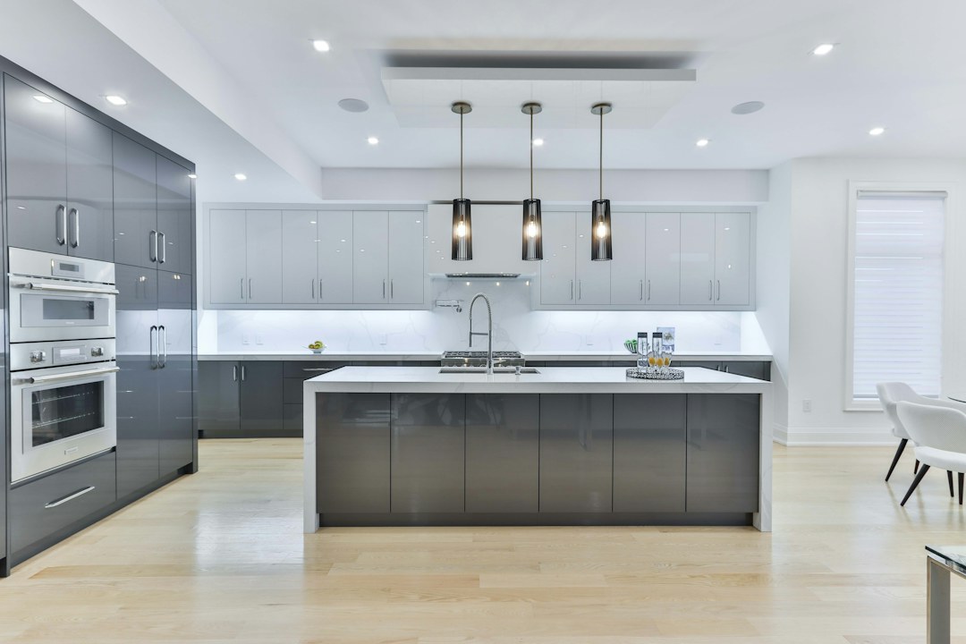 Completed modern kitchen renovation